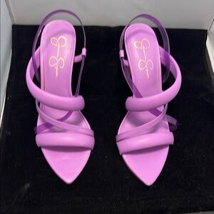 Jessica Simpson Purple Strappy Heels